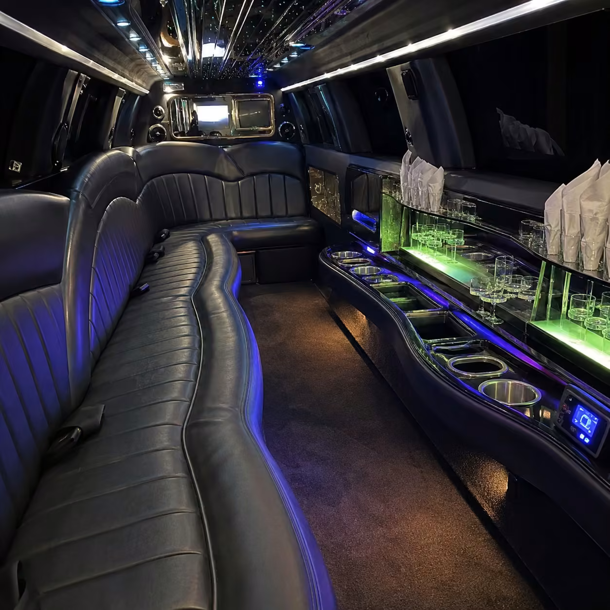 lincoln mkt limo inside