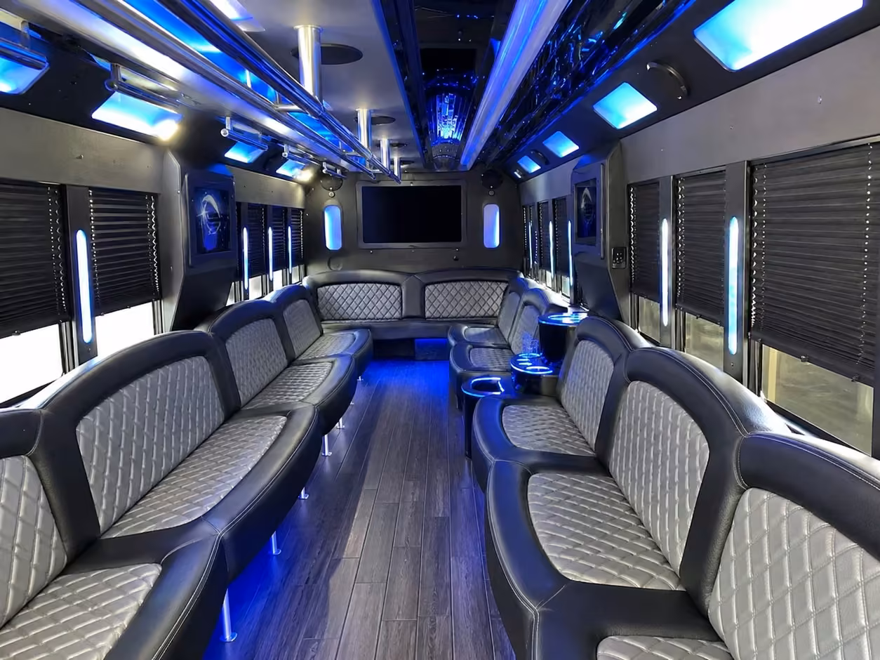 san antonio party bus interior